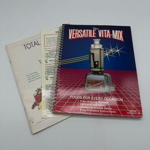 Vita Mix Recipe Booklet Total Juice Vintage 1993